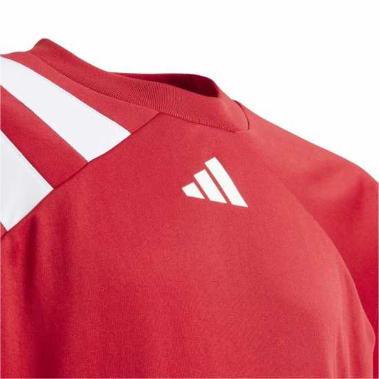 Adidas Fortore 23 Football Shirt Juniors Силно червено/бяло 