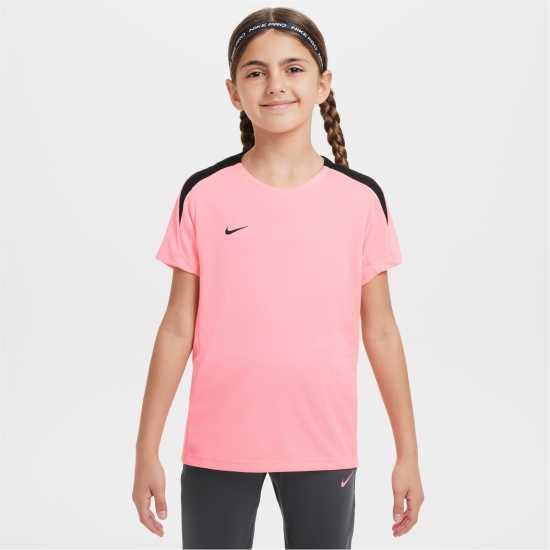 Nike Strike Dri-Fit Short-Sleeve Global Football Top Juniors Розово Детски тениски и фланелки