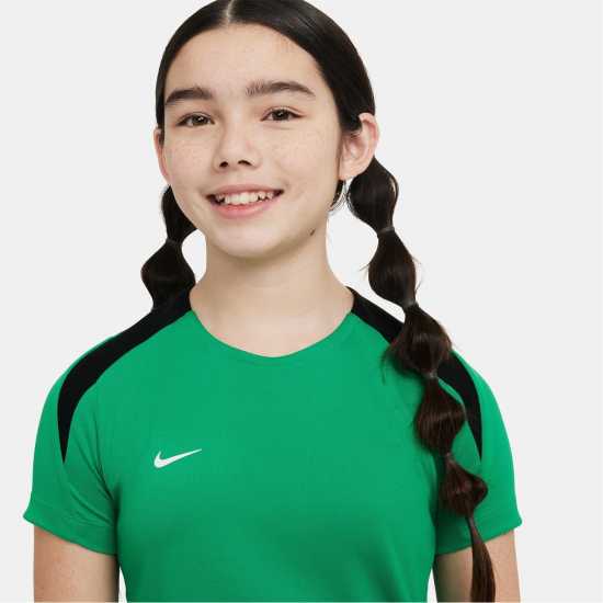 Nike Strike Dri-Fit Short-Sleeve Global Football Top Juniors Green Детски тениски и фланелки