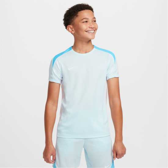 Nike Strike Dri-Fit Short-Sleeve Global Football Top Juniors Glacier Blue Детски тениски и фланелки