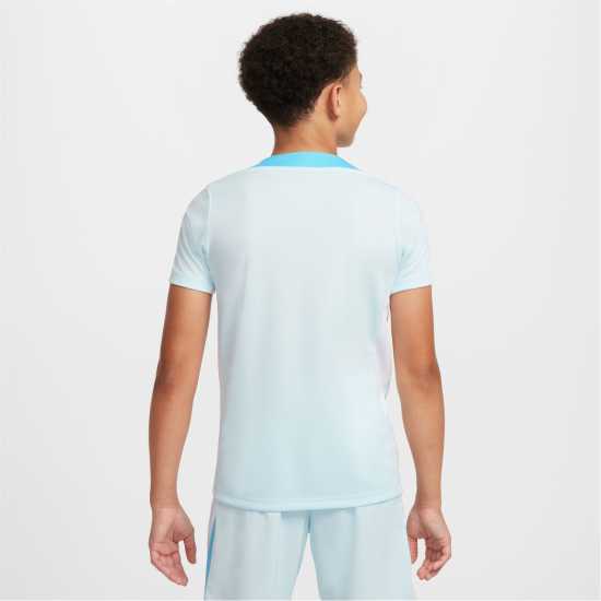 Nike Strike Dri-Fit Short-Sleeve Global Football Top Juniors Glacier Blue Детски тениски и фланелки