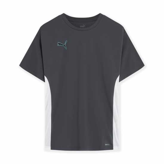 Puma Мъжка Риза Finesse Training Shirt Mens Сиво/Аква Мъжки ризи