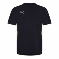 Puma Мъжка Риза Finesse Training Shirt Mens Тъмносин/Ябълка 