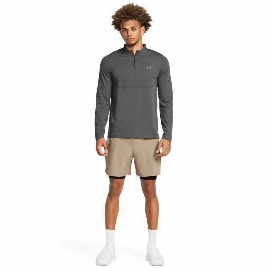 Under Armour Rush Quarter Zip Sn41 Кастлърок Мъжки ризи