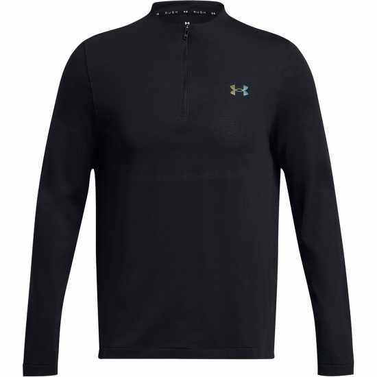 Under Armour Rush Quarter Zip Sn41 Черно Мъжки ризи