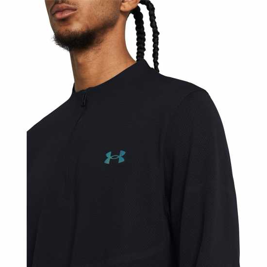 Under Armour Rush Quarter Zip Sn41 Черно Мъжки ризи