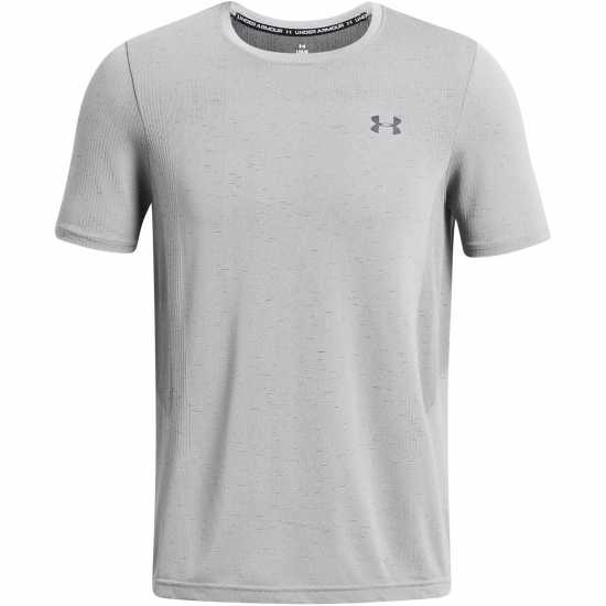 Under Armour Seamless Ss Моден сиво/черно Мъжки ризи