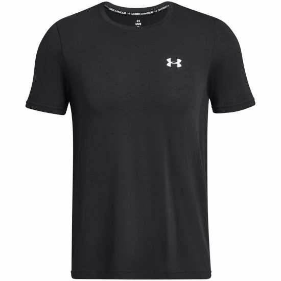 Under Armour Armour UA Vanish Seamless Short Sleeve Men's Черно/Модерно сиво Мъжко облекло за едри хора