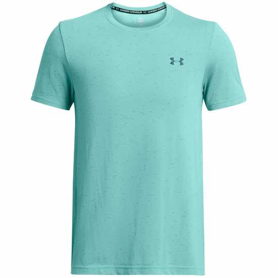 Under Armour Seamless Ss Търкоаз Мъжки ризи