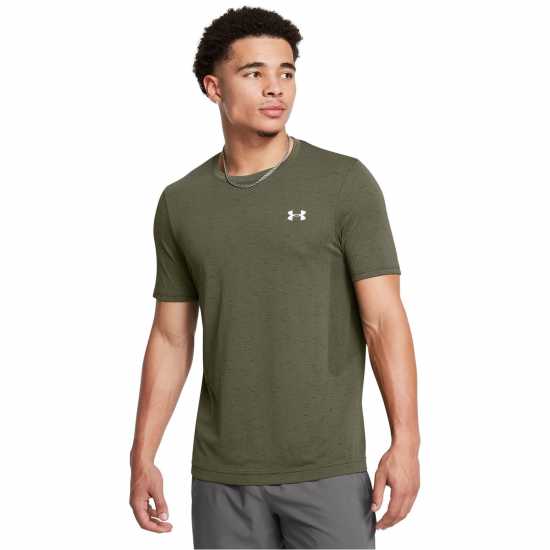 Under Armour Seamless Ss Морско зелено Мъжки ризи