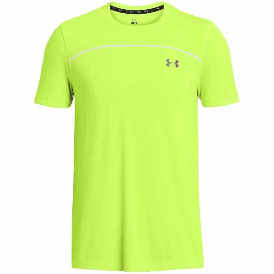 Under Armour Rush Smless Nov Sn42 Жълто Мъжки тениски и фланелки