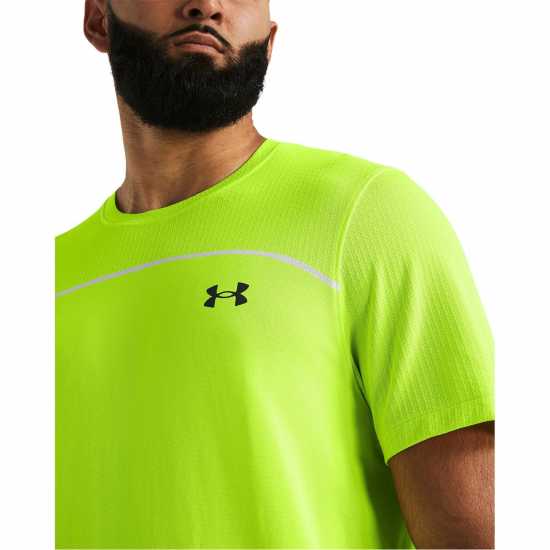 Under Armour Rush Smless Nov Sn42 Жълто Мъжки тениски и фланелки