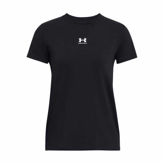 Under Armour Armour UA Rival Core Short Sleeve Women's Черно Дамски тениски с яка