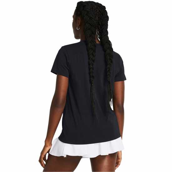 Under Armour Armour UA Rival Core Short Sleeve Women's Черно Дамски тениски с яка