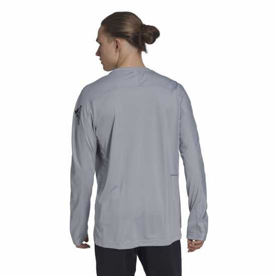 Adidas Workout Pu-Coated Long-Sleeve Top Mens Gym  Мъжки ризи