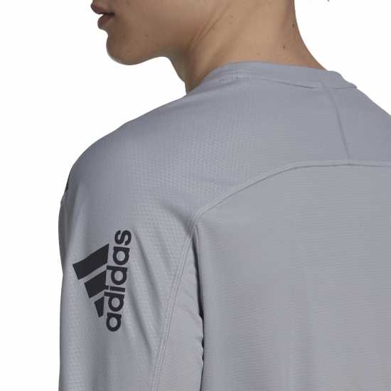 Adidas Workout Pu-Coated Long-Sleeve Top Mens Gym  Мъжки ризи