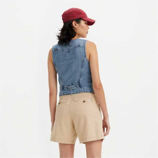 Levis Jaylah Lightweight Vest  Denim Edit