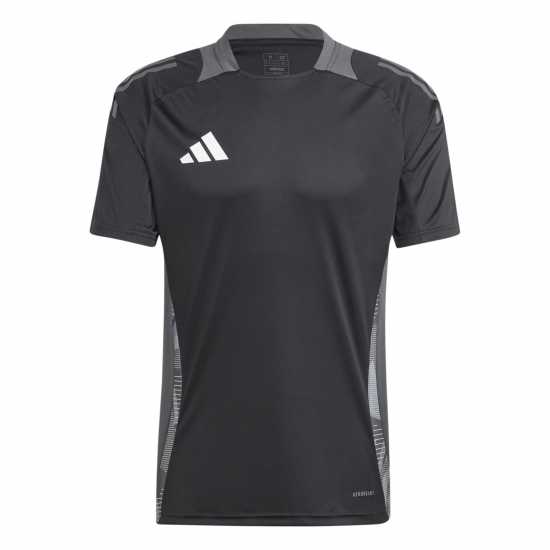 Adidas Tiro 24 Competition Training Jersey Mens Черно/Сиво Мъжки тениски с яка