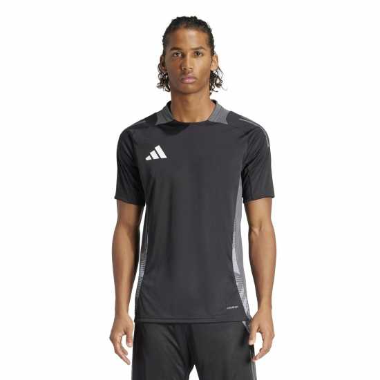 Adidas Tiro 24 Competition Training Jersey Mens Черно/Сиво Мъжки тениски с яка