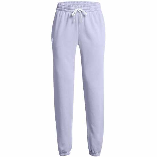 Under Armour Rival Terry Joggers Womens Целесте/Бяло Дамски долнища на анцуг