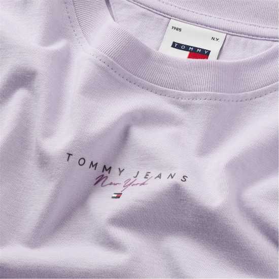 Tommy Jeans Tj Ess Logo T Ld43 Лавандулова Цвете Womens