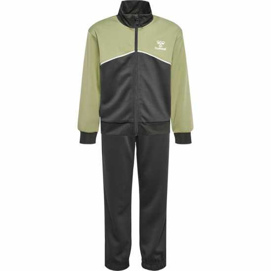 Hummel Lubago Suit Jn41 Зелено Детски спортни екипи