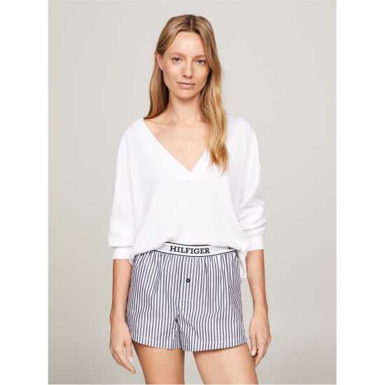 Tommy Hilfiger Thb Mono Rib Top Ld43  Дамски тениски и фланелки