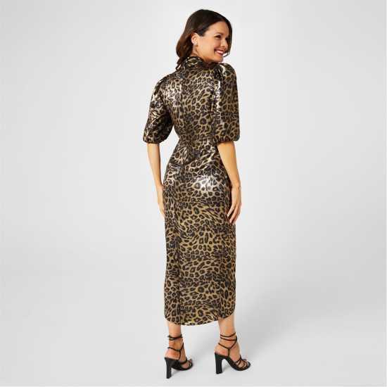 Biba X Tess Daly Foil Leopard Dress  Dresses Under 60