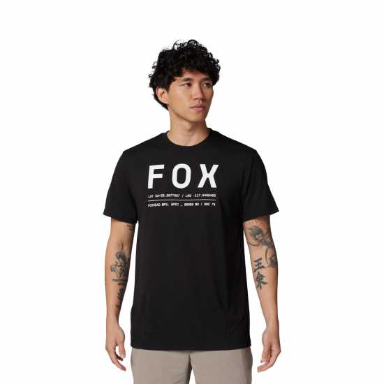 Fox Non Stop Tech Tee Черно Мъжки тениски с яка