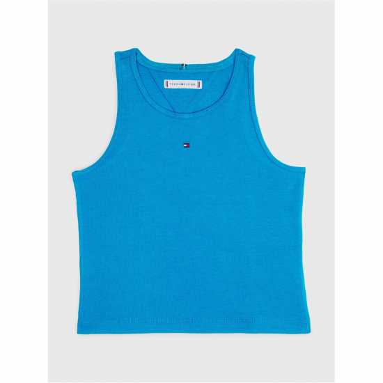 Tommy Hilfiger Детски Потник Essential Ribbed Tank Top Juniors  