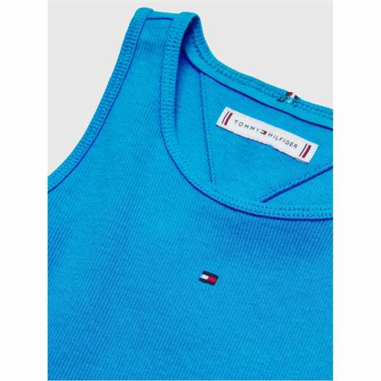 Tommy Hilfiger Детски Потник Essential Ribbed Tank Top Juniors  