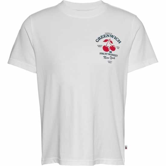 Tommy Jeans Tj Cherry Tee Ld43  Mens