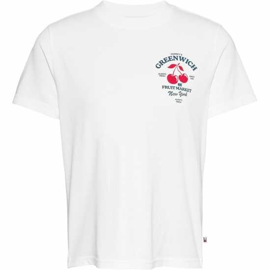 Tommy Jeans Tj Cherry Tee Ld43  Mens