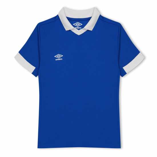 Umbro Essential Team Short Sleeved Top Juniors Кралско / Бяло Детски тениски и фланелки