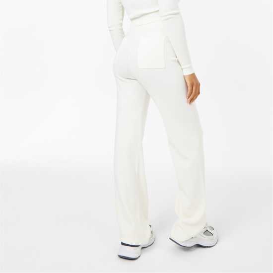 Jack Wills Knitted Pin-Tuck Trousers Винтажно бяло Дамски пуловери и жилетки