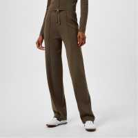 Jack Wills Knitted Pin-Tuck Trousers Хаки Дамски пуловери и жилетки