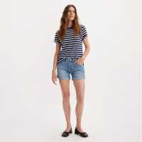 Levis 501 Roll Short  Womens