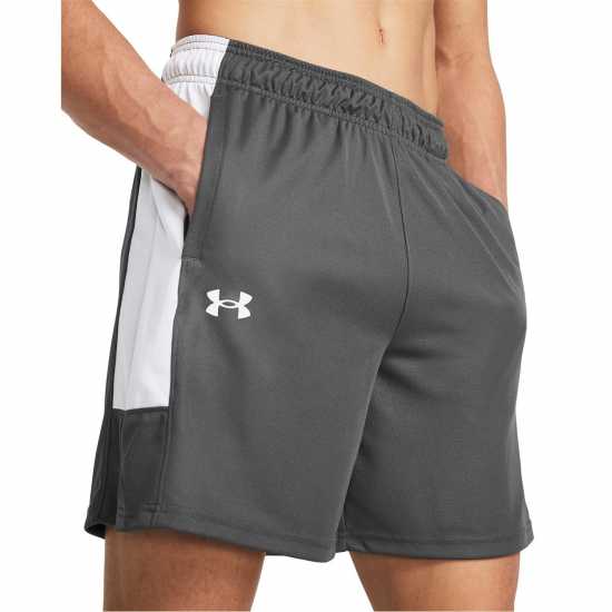 Under Armour Мъжки Шорти Zone 7 Shorts Mens Кастъл/Бял Мъжки къси панталони