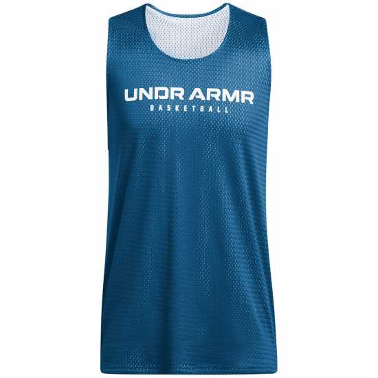 Under Armour Reversible Tank Синьо/Бяло Мъжки ризи