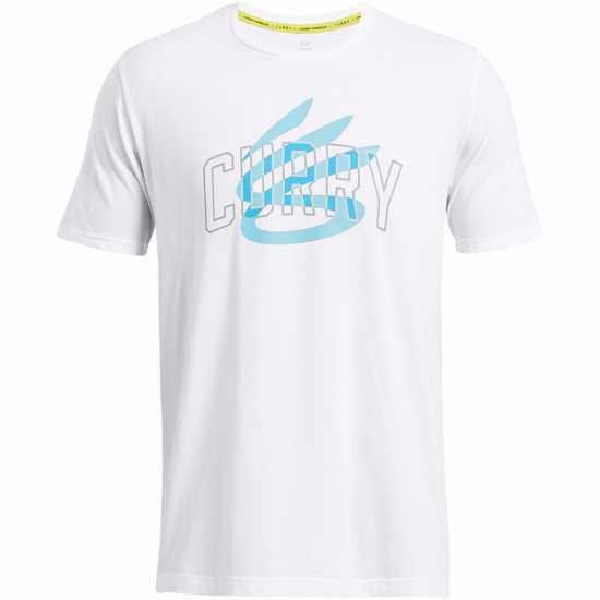 Under Armour Champ Mindset Tee Бяло/Небесно синьо Мъжки ризи