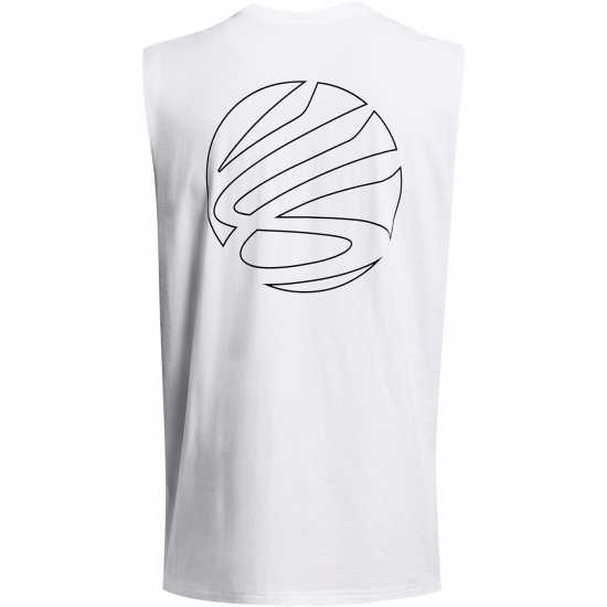 Under Armour Slvs Tee Бяло/Черно Мъжки тениски с яка