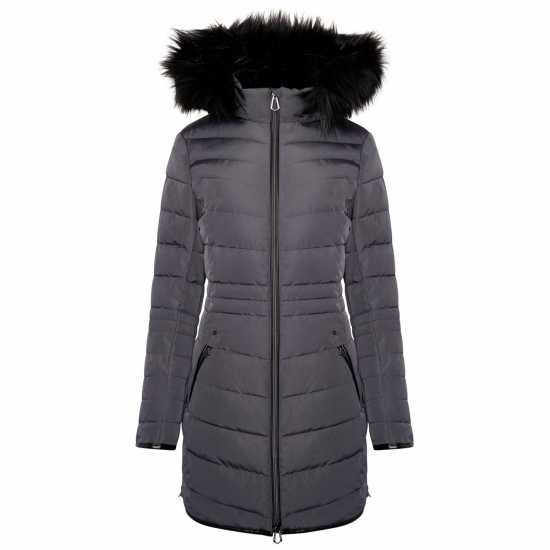 Dare2B Дамско Яке Dare 2B 2B Striking Waterproof Jacket Womens Черно сиво Дамски грейки