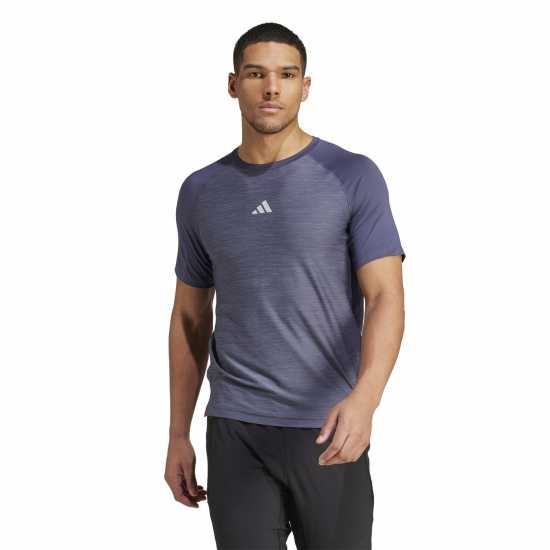 Adidas Gym+ Training 3-Stripes T-Shirt  Мъжко облекло за едри хора