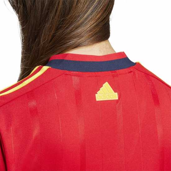 Adidas House Of Tiro Nations Pack Cut 3-Stripes Crop Jersey Womens Червено Дамски тениски с яка