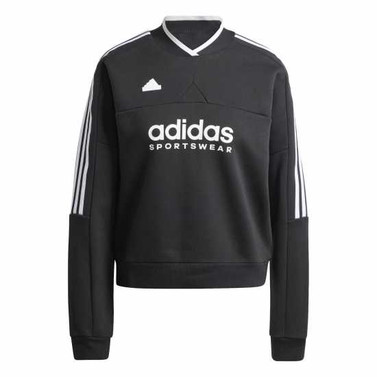 Adidas Tiro Cut 3-Stripes Fleece Sweatshirt  Дамско облекло плюс размер