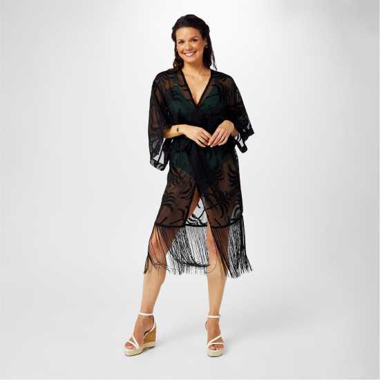 Biba Burnout Kimono  