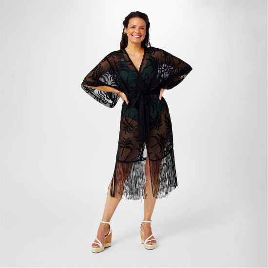 Biba Burnout Kimono  