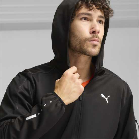 Puma M  Flex Panelled Jacket Черно Мъжки якета и палта