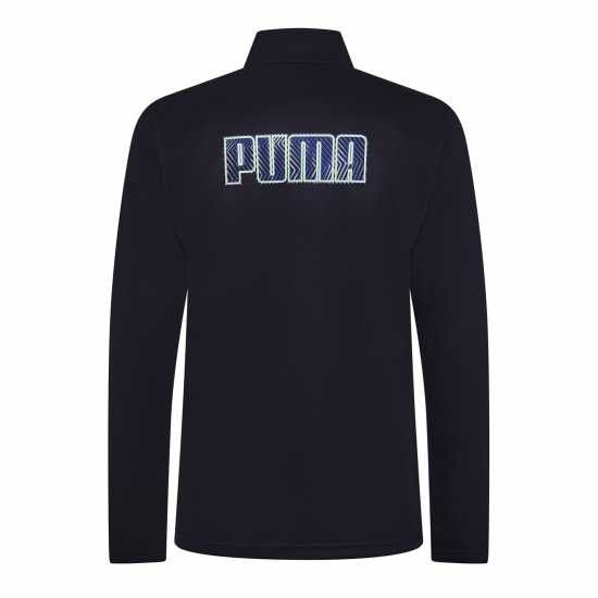 Puma Мъжки Спортен Екип Finesse Performance Tracksuit Set Mens Тъмносин/Ябълка Футболни екипи за бягане