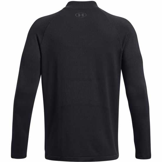 Under Armour Rush Coldgear® Seamless Mock Top Mens Черно Мъжки тениски с яка